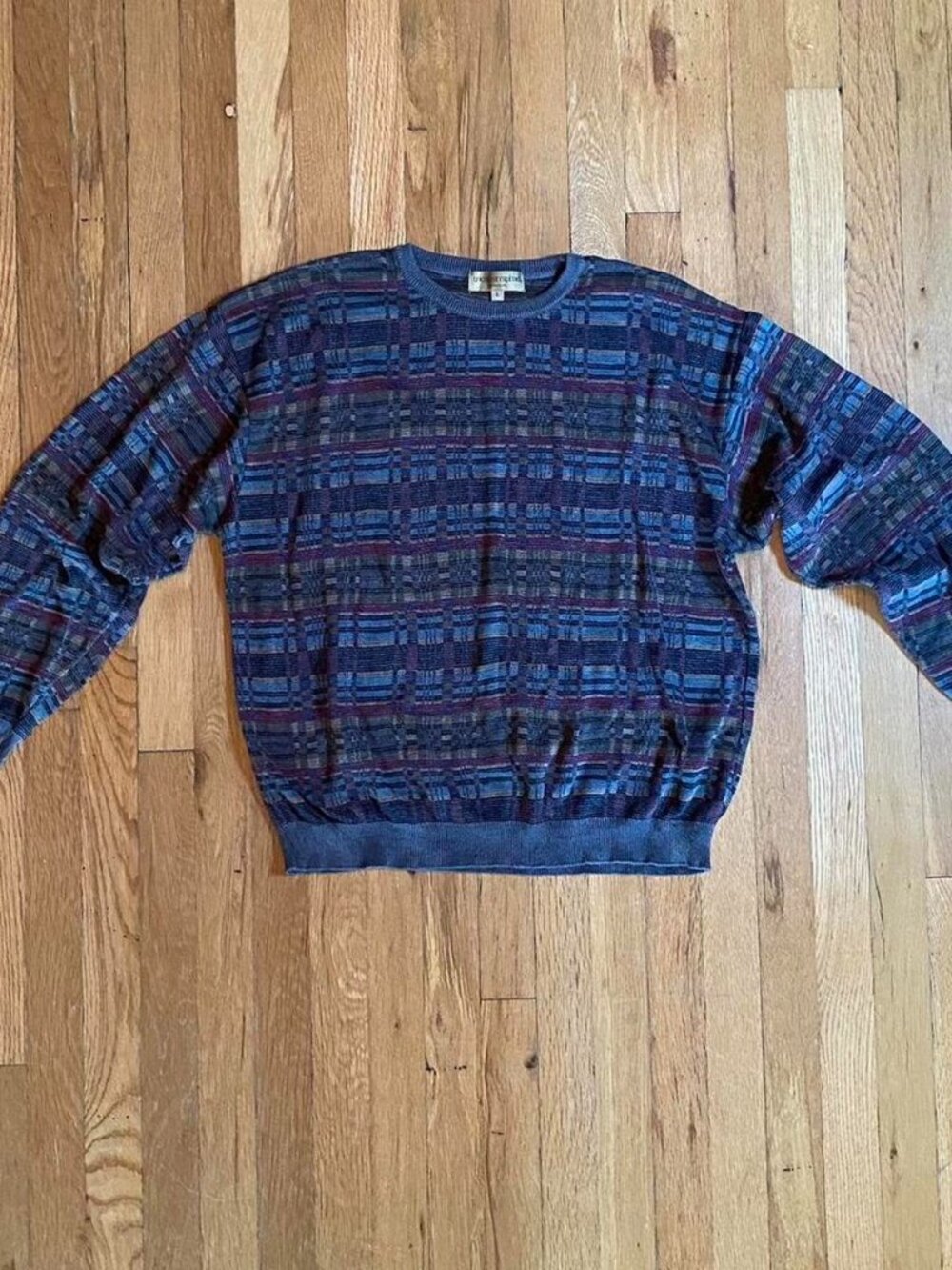 Tricots St Raphael Multi-color Patterned Sweater